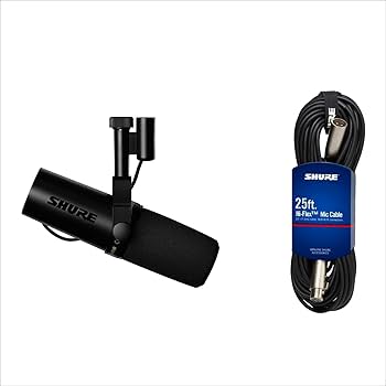 美品 SHURE SM7db Shure SM7dB Active Cardioid Dynamic Broadcast Microphone